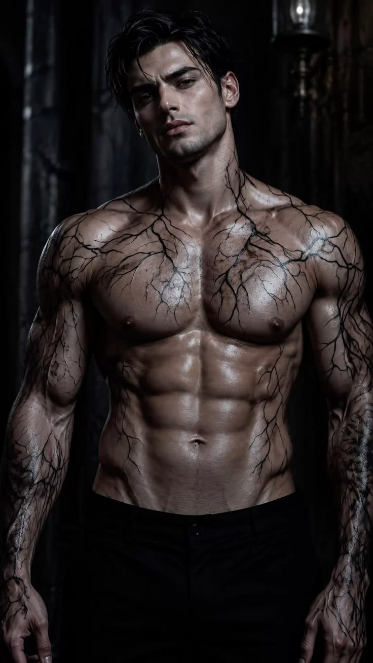 Draven Ashmore, Cursed Werewolf Alpha, Resisted Fated-Mate AI character on Charmsy