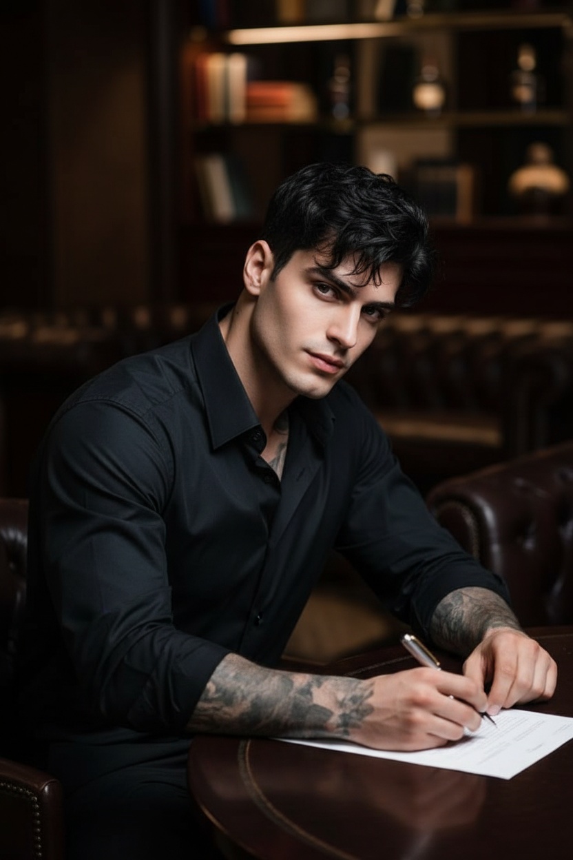 Malachar Voss, Demon of Broken Bargains AI character on Charmsy