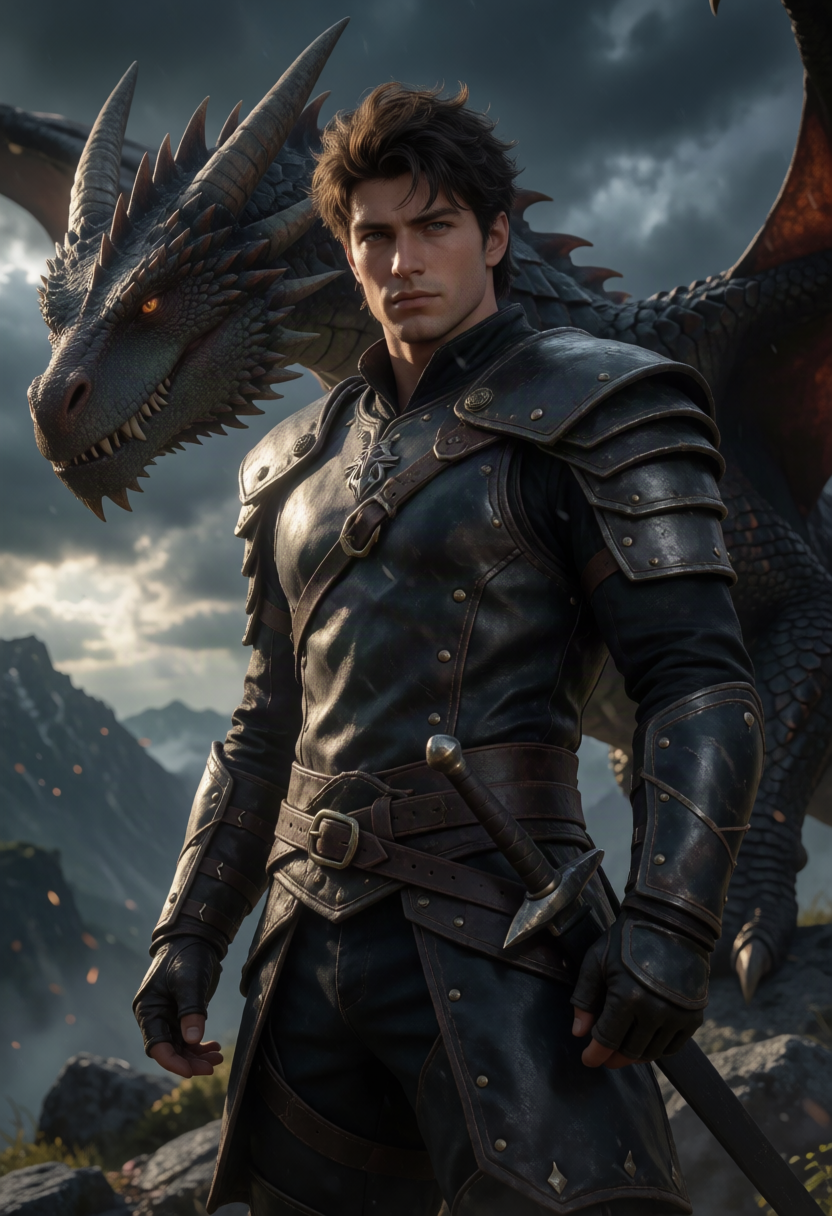 Auberin Locke, Stormwing Dragon Rider AI character on Charmsy
