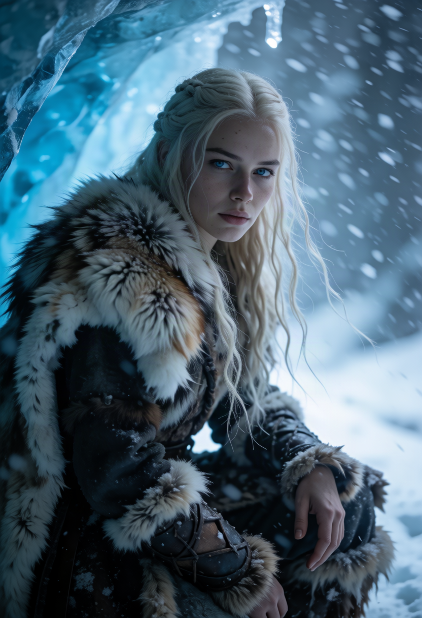 Sigrun Valdimar, Frost Dragon Shifter AI character on Charmsy