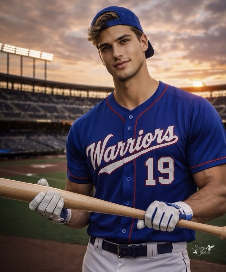 Colton Reeves, Cocky College Baseball Star, Golden-Retriever Who Falls First AI character on Charmsy