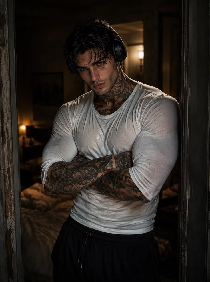 Bishop Kane, Dangerous Close-Protection Bodyguard, Forbidden Charge AI character on Charmsy
