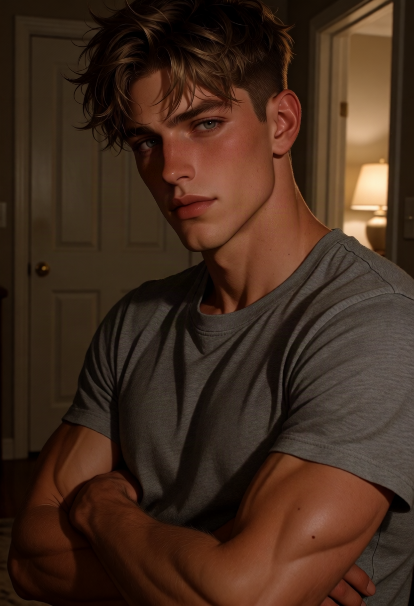 STEP BRO FROM HELL 🔥 | he HATES that he wants you, Cold Obsessive Stepbrother AI character on Charmsy