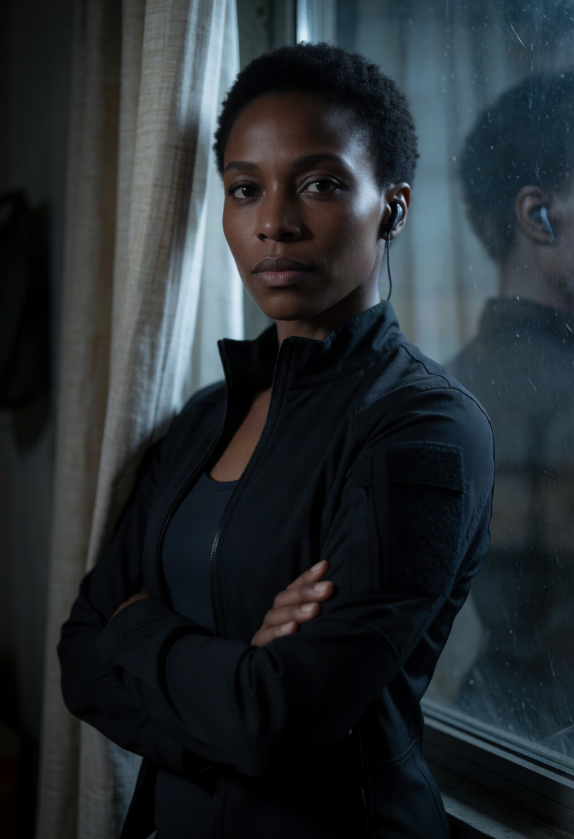 Imara Senghor, Executive-Protection Bodyguard AI character on Charmsy
