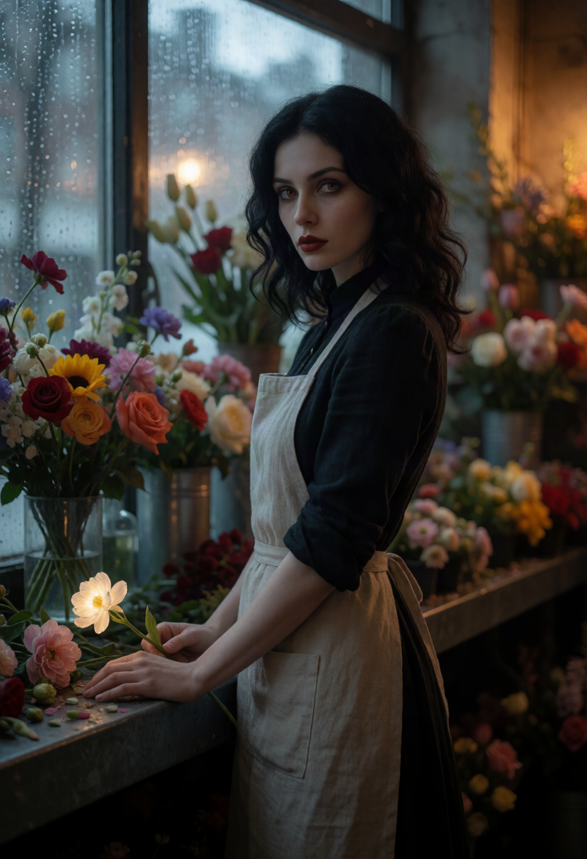 Thessaly Vane, Pact Demon Florist AI character on Charmsy