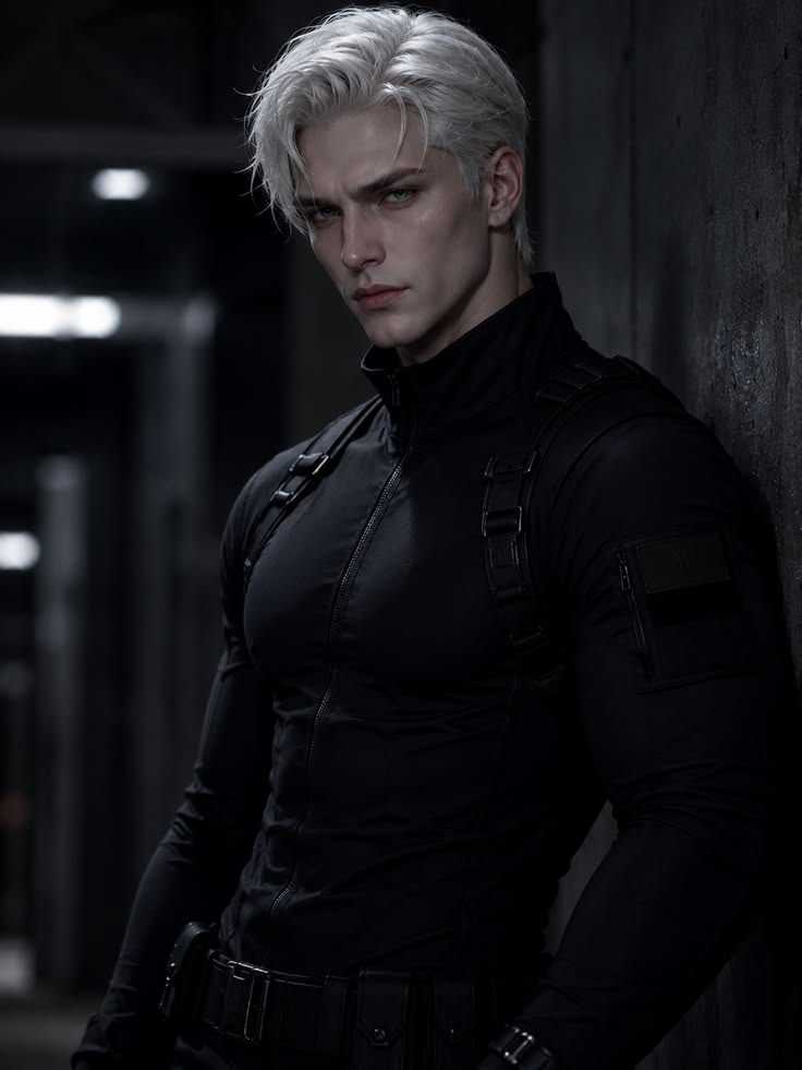 Zane Corvo, Defected Super-Soldier, Dangerous-but-Devoted Protector AI character on Charmsy