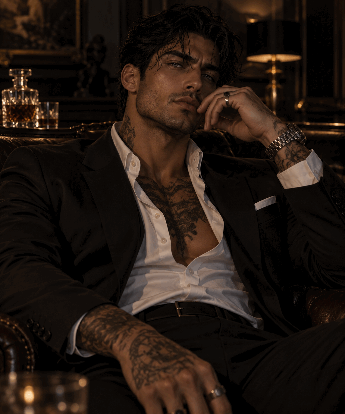 Matteo Moretti, The Cold Mafia Heir / Reluctant Husband AI character on Charmsy