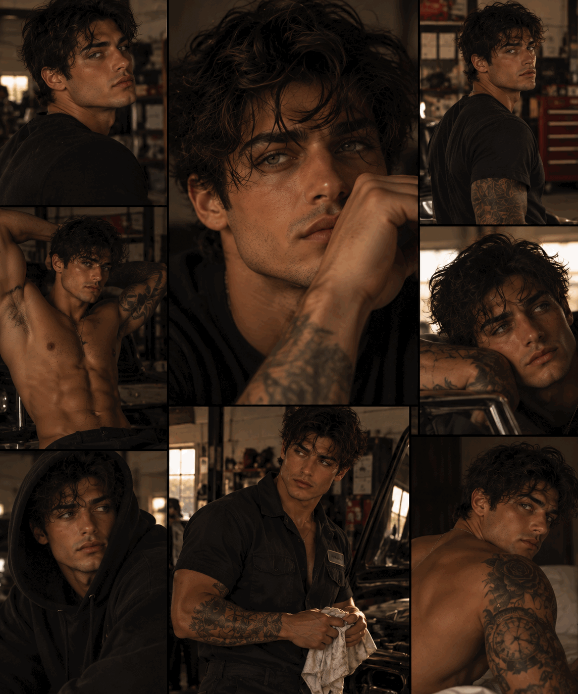 Rafael "Rafe" Benitez, The Town Heartthrob / Grumpy Childhood Enemy AI character on Charmsy