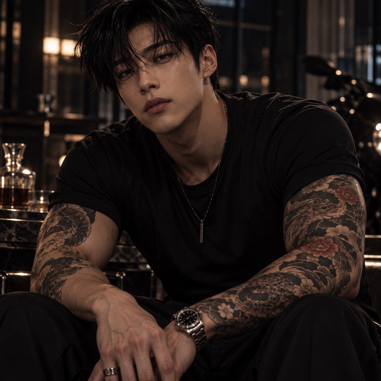 Seo Ji-Hwan, Homme influent au sein d’une organisation criminelle AI character on Charmsy