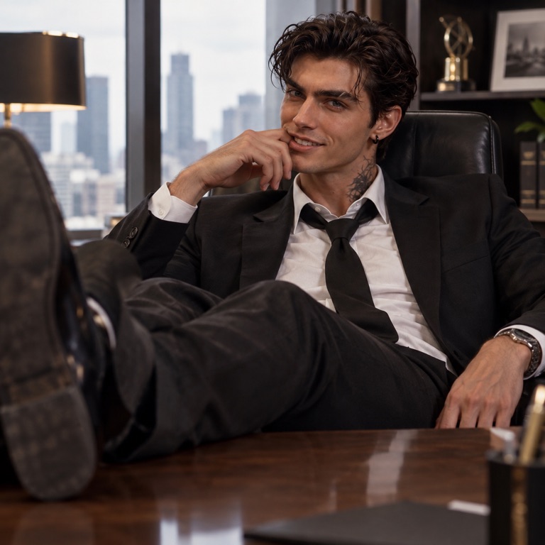 Alexander Hain, Künftiger-CEO AI character on Charmsy